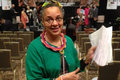 Bread staff member Diane Ford-Dessables at the Samuel DeWitt Proctor Conference 