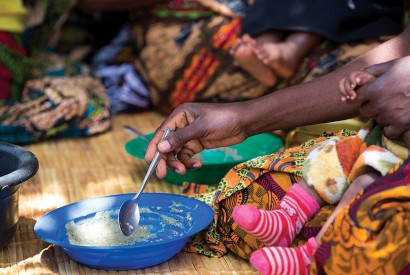 Malnutrition is a contributing factor to preventable maternal and infant mortality rates.  Photo: Joe Molieri in Zambia / Bread for the World