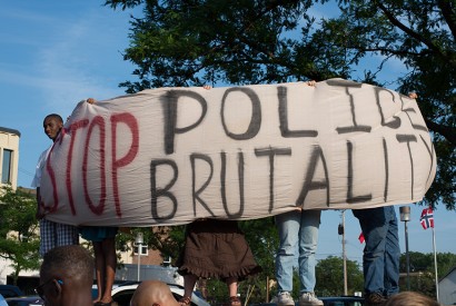 Terrance Franklin was killed by Minneapolis police on May 10, 2013. About 100 protesters marched through Uptown to demand an independent investigation and prosecution of the police responsible for Franklin's death. Fibonacci Blue