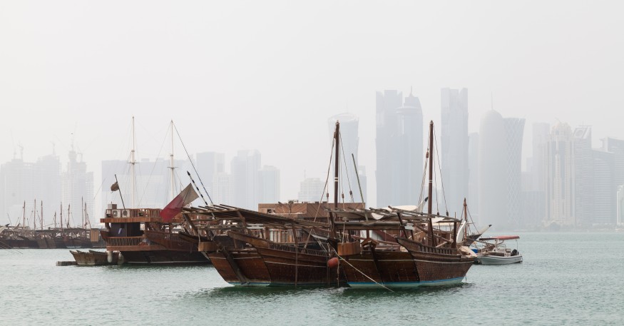 Doha Bay, Qatar. Diego Delso/Wikimedia Commons.