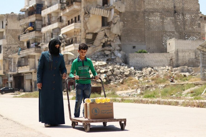 Life in Syria is still a challenge for families who have lived through the conflict. WFP/Marwa Awad